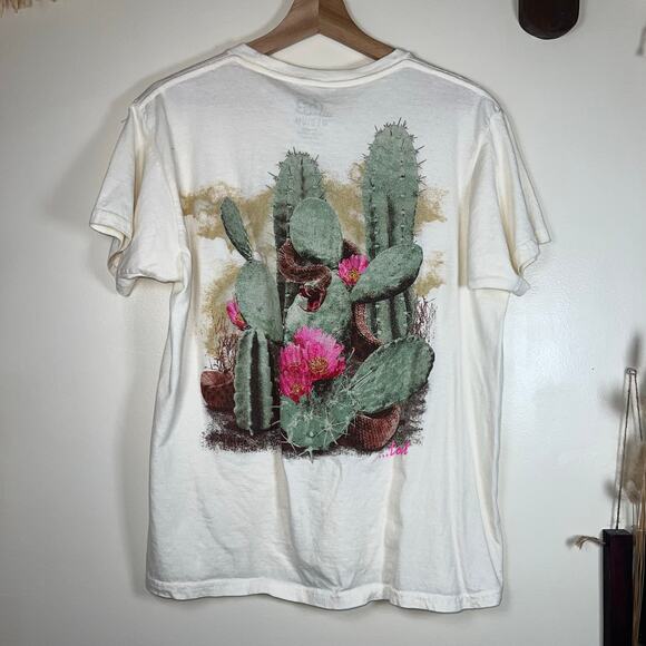Lost T-Shirt Medium Desert Cactus/Snake Graphic - Picture 5 of 6